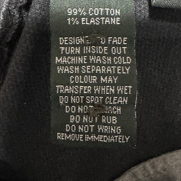 Rodd & Gunn Straight Fit Trouser Pants Mens Sz 34L (34x30) Black Textured - Picture 16 of 16